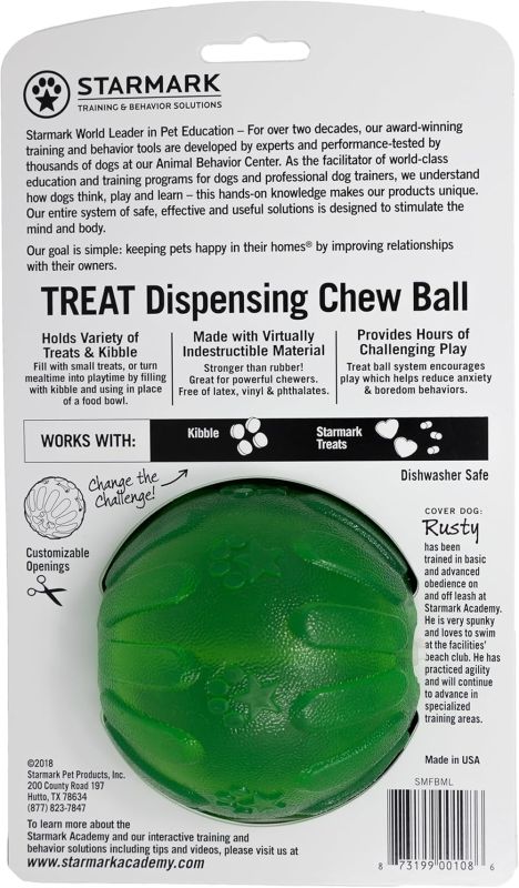 М'яч гелевий Treat Dispensing Chew Ball